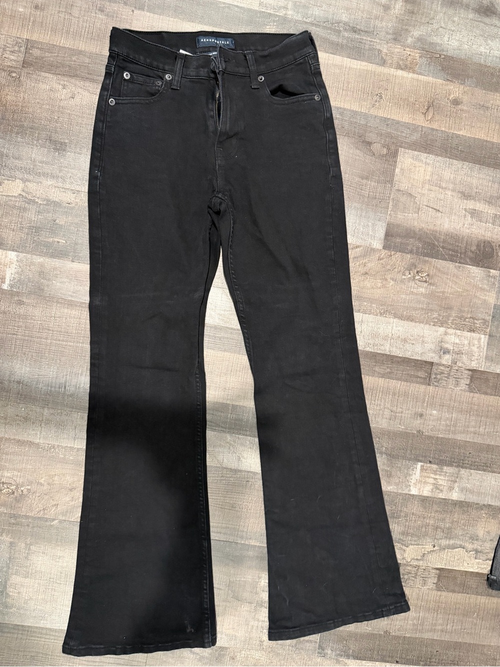 Aeropostale Women's Black Flare Jeans